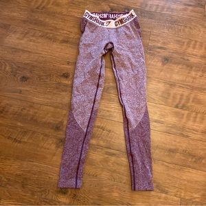 Gymshark Leggings FlexAthletic Pants Athleisure Size Small Purple Women’s